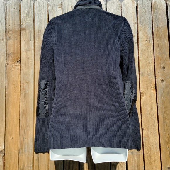 Kenneth Cole New York Black Men's Full Zip Knit Sweater Jacket M Medium - Picture 5 of 16